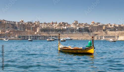 boats in Valletta