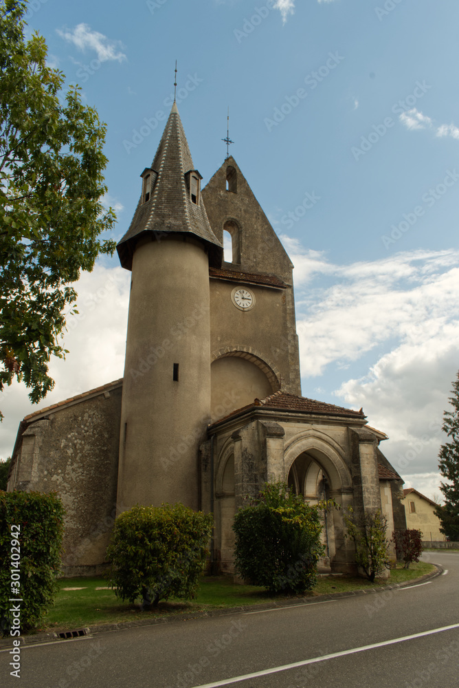 Eglise de Trensacq dans les Landes