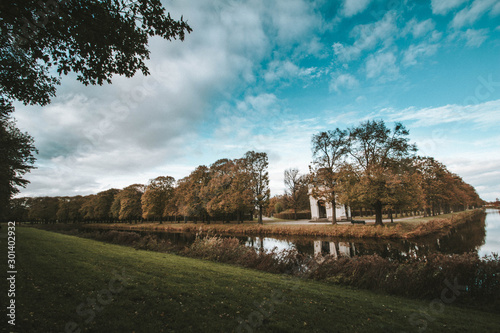 georgengarten park in hannover cit photo