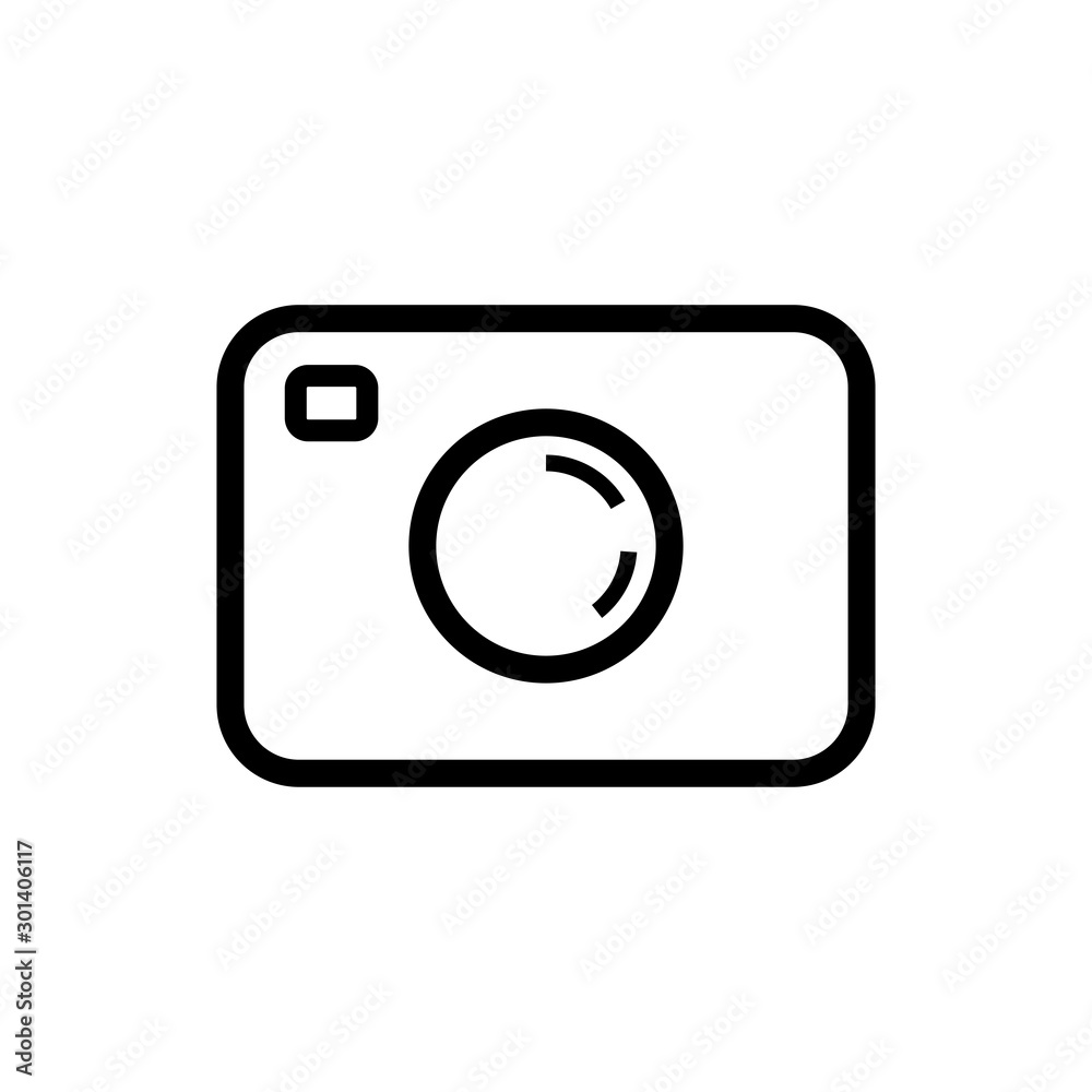 Camera icon vector design template Camera icon vector design template