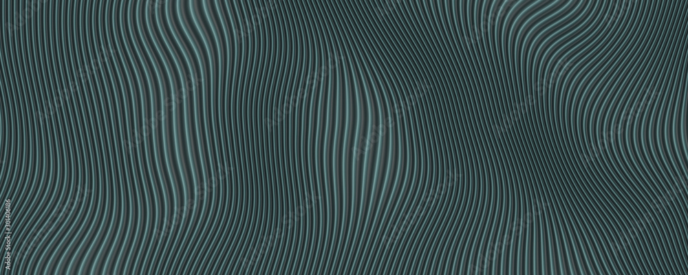 Elegant abstract wavy green line background