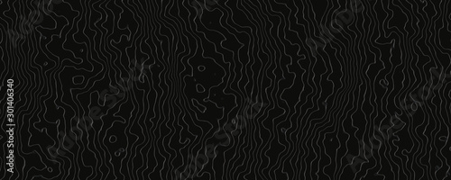Elegant wavy abstract black line background