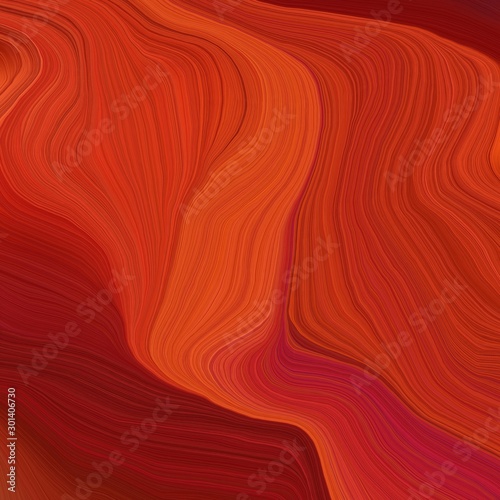 quadratic graphic illustration with firebrick, dark red and coffee colors. abstract colorful waves motion. can be used as wallpaper, background graphic or texture
