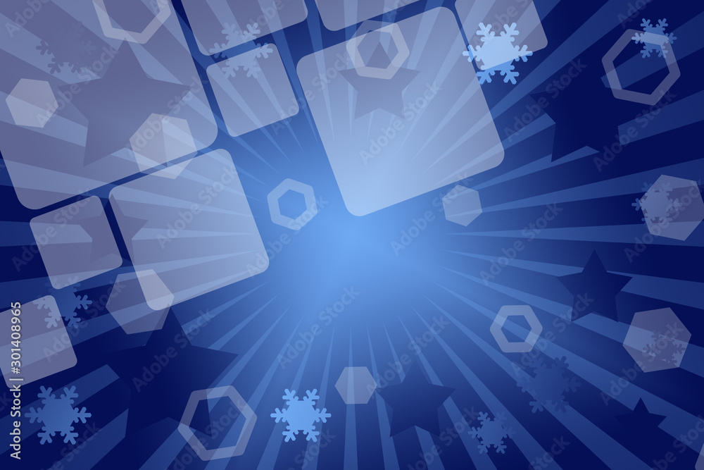 Fototapeta premium abstract, blue, light, space, design, illustration, water, wallpaper, sky, backdrop, glow, bright, glowing, wave, night, color, star, sun, digital, white, pattern, circle, stars, texture, shiny