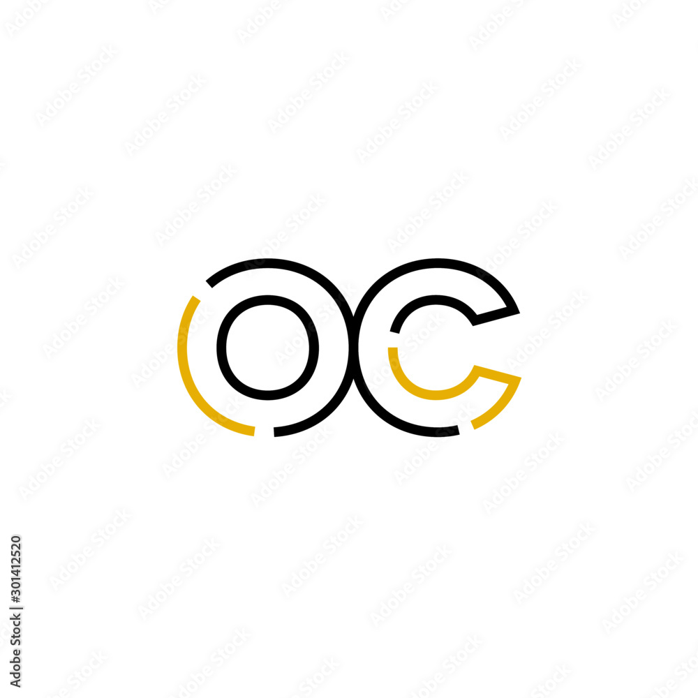 Letter QC logo icon design template elements