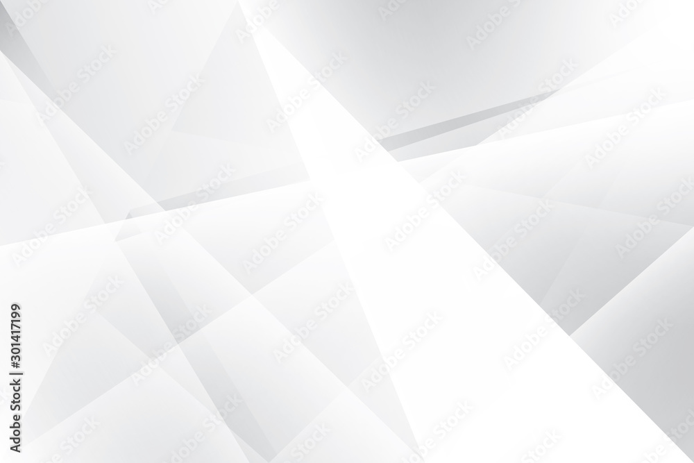 Obraz premium Streszczenie geometryczne tło w kolorze białym i szarym. Wektor, ilustracja.