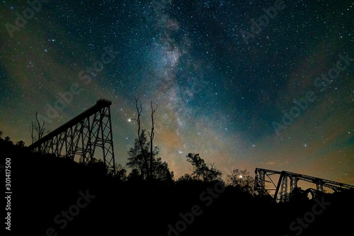 Kinzua Skywalk Under The Milkyway photo