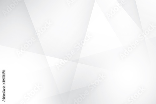 Abstract geometric white and gray color background. Vector, illustration.