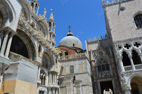 Venice (Italy). June 2019. St. Mark's Cathedral, where his relics are stored. Doge's Palace. © Svetlana