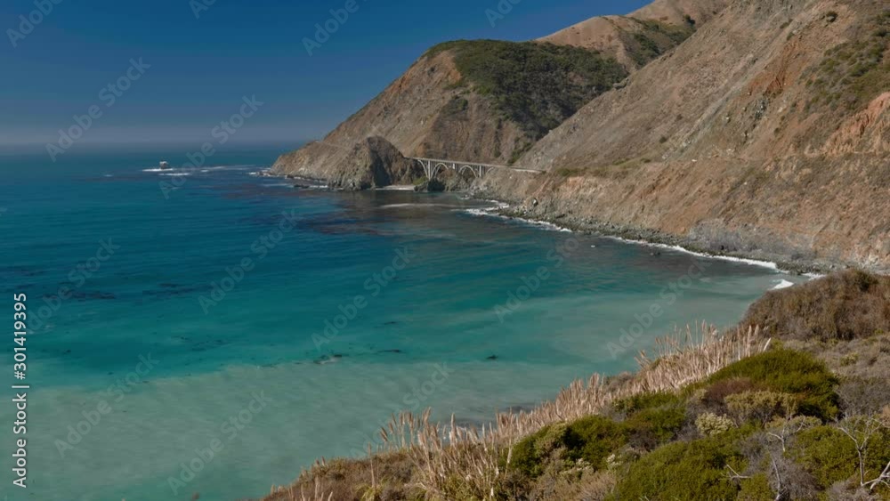 Creek Bridge view in California, USA. Creek Bridge view in California, USA.