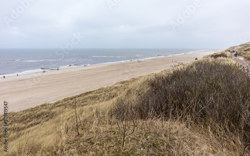 Quiet North Sea beach