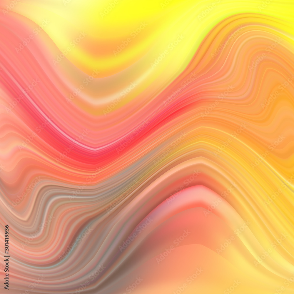 Wavy Vector Abstract Background Acrylic Flow. eps 10