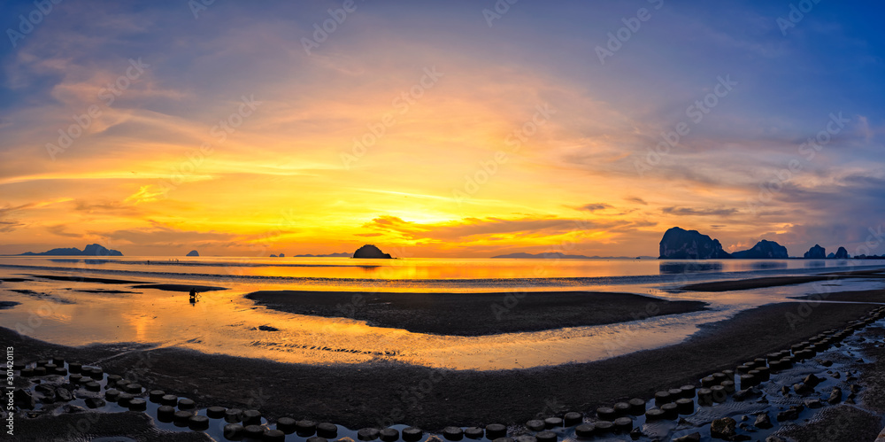 Scene of beautiful sunrise in the morning. Scene of beautiful sunrise in the morning.