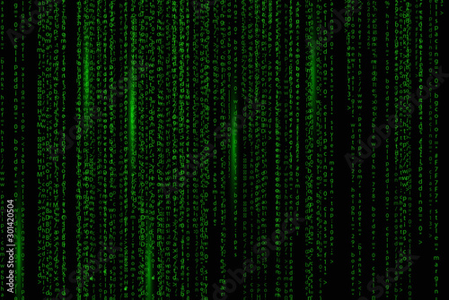 Hacked. Abstract Digital Background. Vector Illustration.
