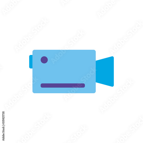 Isolated videocamera icon vector design