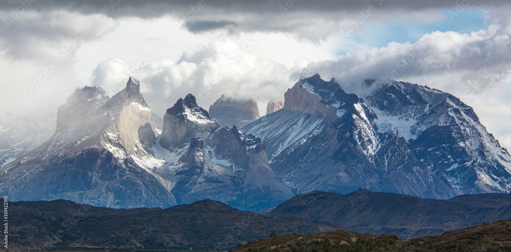 Formaciones rocosas en el sur de Chile