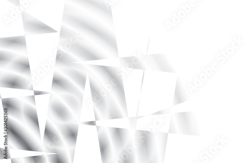 Abstract geometric white and gray color background. Vector, illustration.