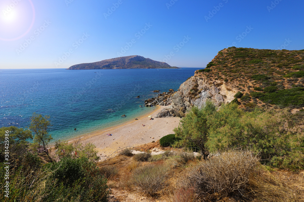 Kape Beach in Keratea bei Athen in Griechenland