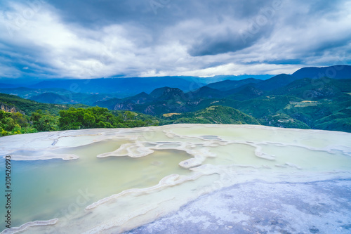 Foto Water Falls Hierve el Agua in Oaxaca, Mexico