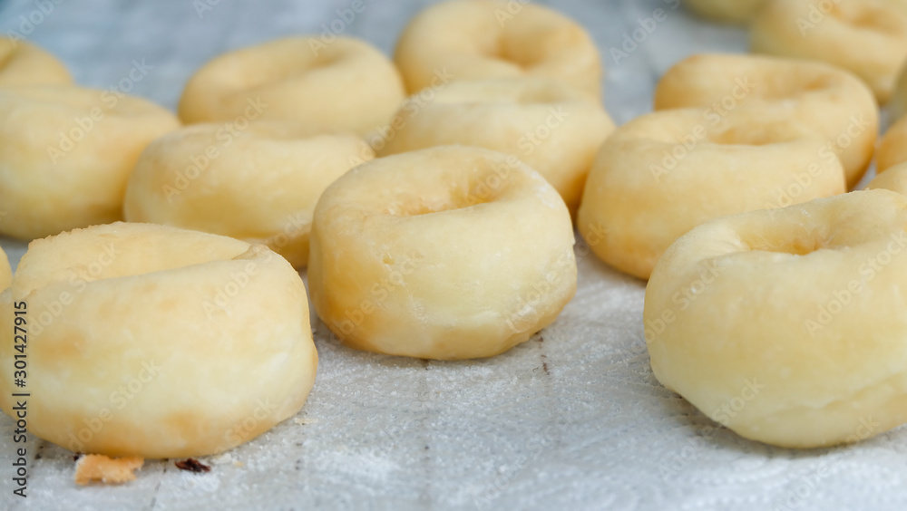 Fresh homemade Japanese donut