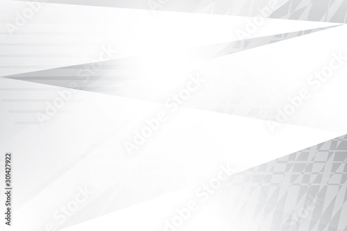 Abstract geometric white and gray color background. Vector, illustration.