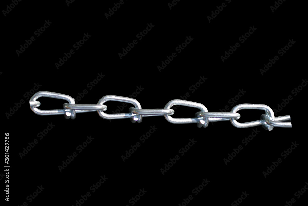 Obraz premium Isolated chains