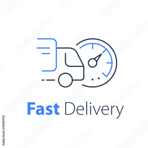 Fast truck delivery, distribution services, logistics solution, transportation company