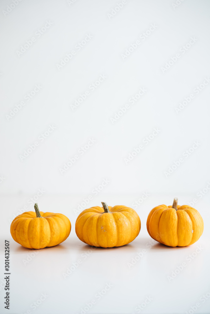 Fresh pumpkin isolated on white background. For Halloween, thanksgiving holiday and Autumn theme. Fresh pumpkin isolated on white background. For Halloween, thanksgiving holiday and Autumn theme.