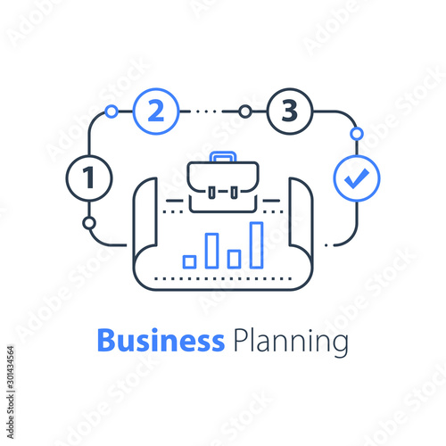 Business plan, company performance report, success strategy, revenue improvement, start up concept