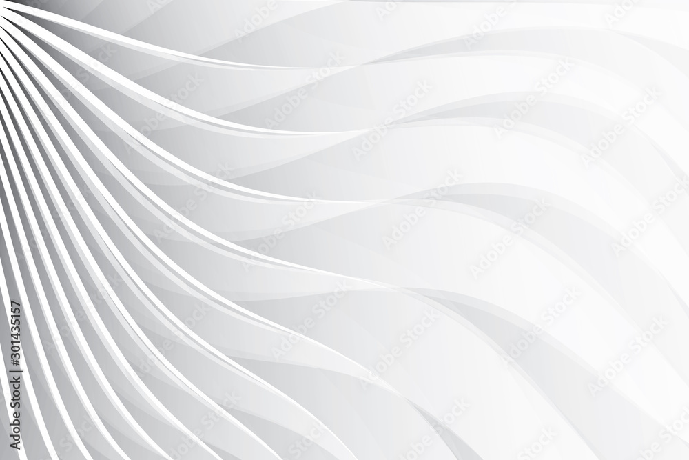 Naklejka premium Streszczenie geometryczne tło kolor biały i szary. Wektor, ilustracja.