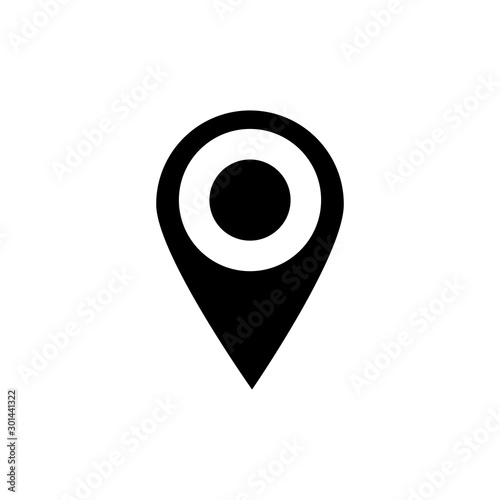 Location Pin Icon flat design 