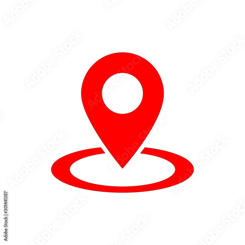 Free Download Location Pin Icon flat design  - GFXLoad