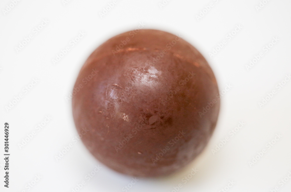 Yummy chocolate candies on white background - Image Yummy chocolate candies on white background - Image