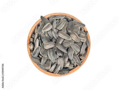 Sunflower seeds in bowl