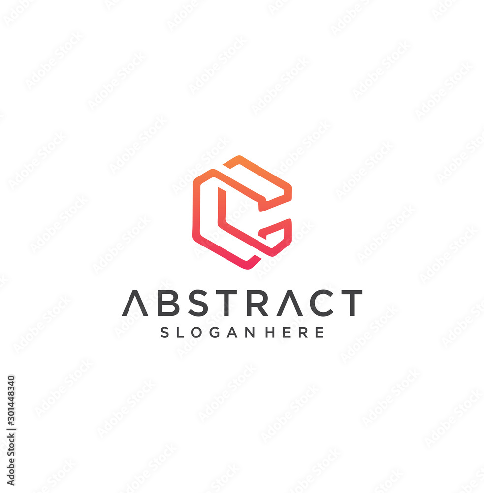 Letter C Tech Logo Line Design Vector Stock . Square Letter C logo Line . Letter C Tech Logo Line Design Vector Stock . Square Letter C logo Line .