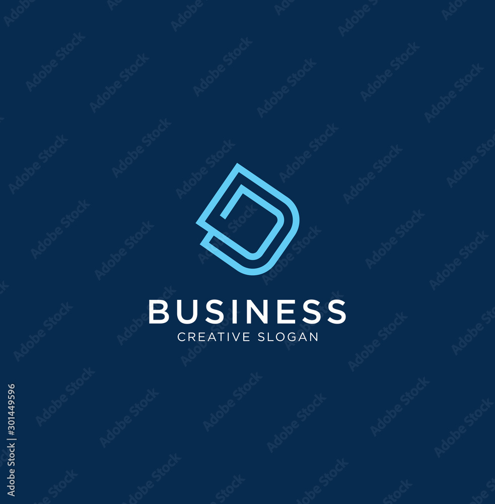Letter D Tech Logo Line Design Inspiration Vector Illustration. Letter D Logo . Letter D Tech Logo Line Design Inspiration Vector Illustration. Letter D Logo .