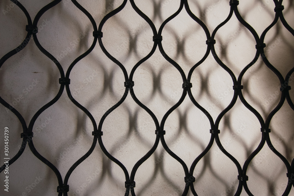 Naklejka premium chain link fence