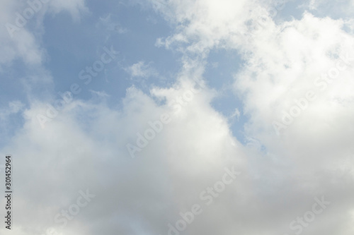 Beautiful autumn sky, greyy clouds above your head.
