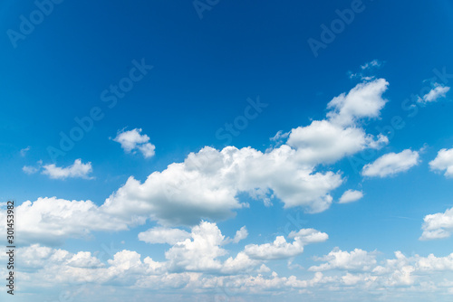 blue sky and clouds background