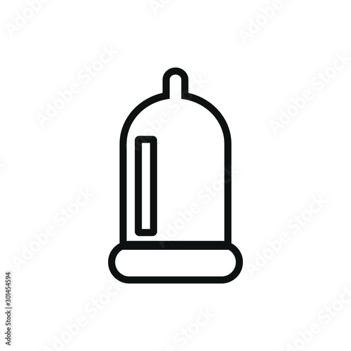 condom simple shapes vector icon
