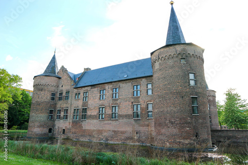 View to beautiful medieval castle Helmond, Netherlands