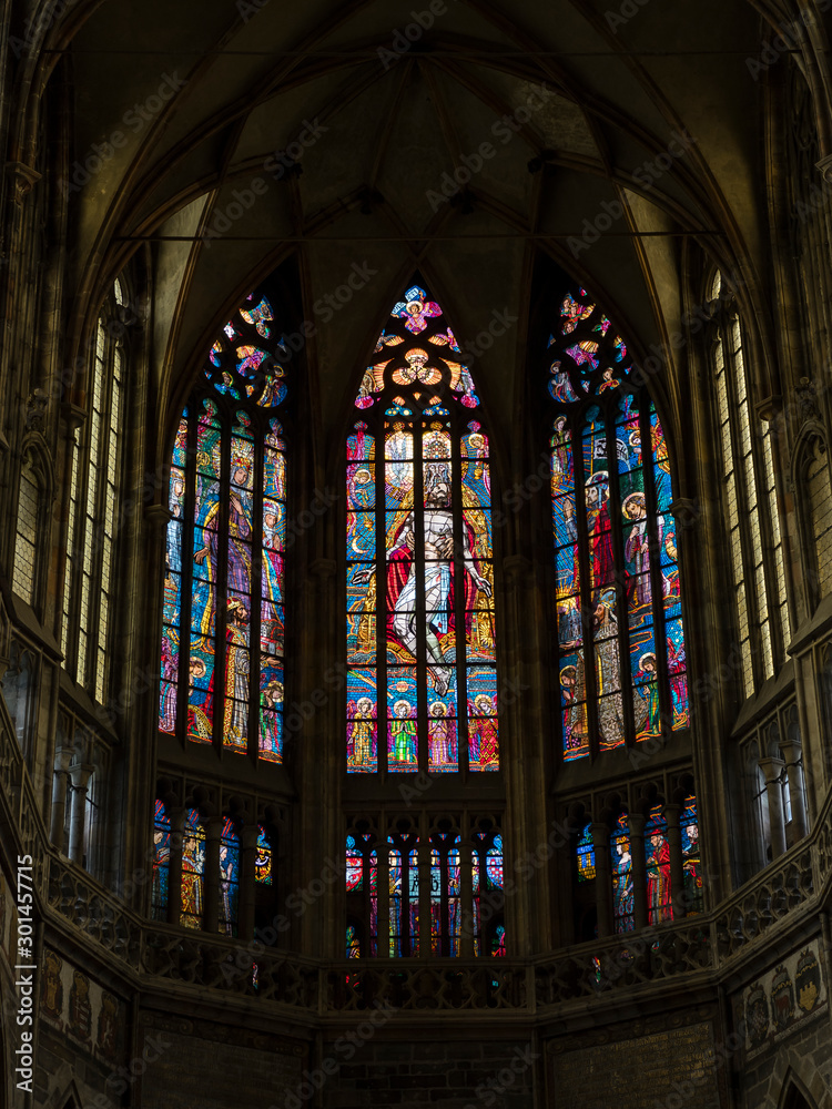 vetrate gotiche della cattedrale di San Vito a Praga