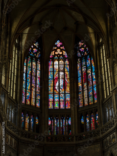 vetrate gotiche della cattedrale di San Vito a Praga