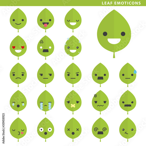 leaf emoticons