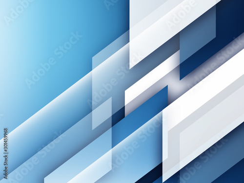  Abstract bright blue geometric technology background 