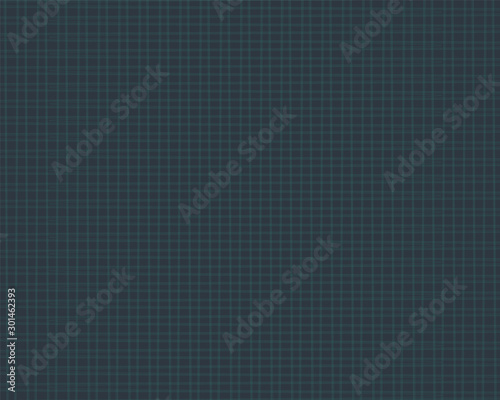 Cute abstract art pattern like plaid in a green cage on navy background.Vector illustration