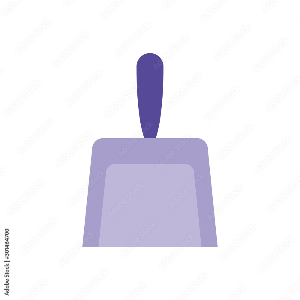 Fototapeta premium Isolated toilet brush flat design