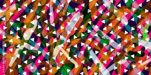 Colorful abstract background. Smears of multi-colored paints.