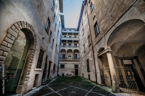 Old courtyard photo