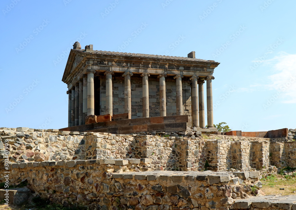 The Temple of Garni, the Only Freestanding Greco-Roman Structure in Armenia, Kotayk Province, Armenia 